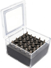 25Pcs 5/16″ Archery Field Points Screw-in Arrow Point 100 Grain Steel Field Tips