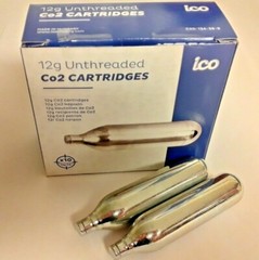 300 CO2 cartridges 12g non-threaded C02 air-soft paintball gun 12 gram bulk case