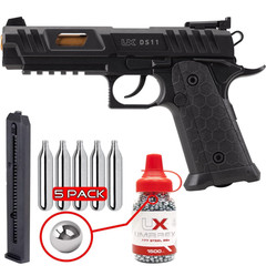 Umarex DS11 .177 Cal Air Gun 1911 CO2 BB Gun + BBs, CO2 & Extra Magazine 2252128