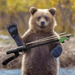 «High-Power Metal Slingshot – Black Ergonomic, Precision Trigger for Hunting,