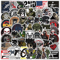 100Pcs Tactical Stickers Pack for Teens，Tactical Sticker for Hard Hat，Military D