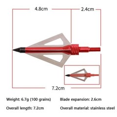 12x 20 inch Carbon Crossbow Bolts OD 8.8mm Archery Arrows / 100 Grain Broadhead