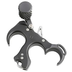 Archery Compound Bow Release Aids 3 Finger Thumb Trigger AdjustableTarget Hunt