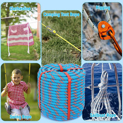 Arborist Rope Climbing Rope 48 Strands 1/2 Inch Tree Rope for Climbing Tree Swin