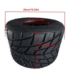 5 Inch Front Or Rear Tubeless Tire 10×4.50-5 11×7.10-5 Go Kart Buggy ATV Quad