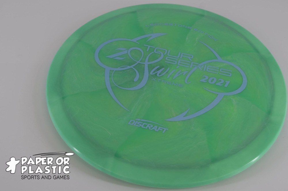 Discraft Ledgestone 2021 TOUR Z XTREME Disc 174 G Driver Lime Green Matte Gray