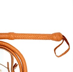 Genuine Cowhide Bull WHIP 04 TO 16 FEET Long 16 Plaits Brown Indiana Jones Whip