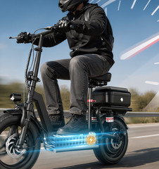 New Electric Scooter with Seat, Commuter Foldable, 1500W 15Ah Battery 30mph US