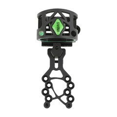 5 Pin Compound Bow Sight 0.019″ Optical Fiber Adjustable Archery RH LH Hunting