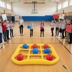 Giant Tic Tac Toe Game for Kids and Adults – Jumbo Inflatable Outdoor Yard