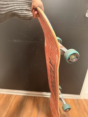 ⁠Custom Hand-Painted Sanrio Skateboard Independent Milton Martinez Trucks Grizly