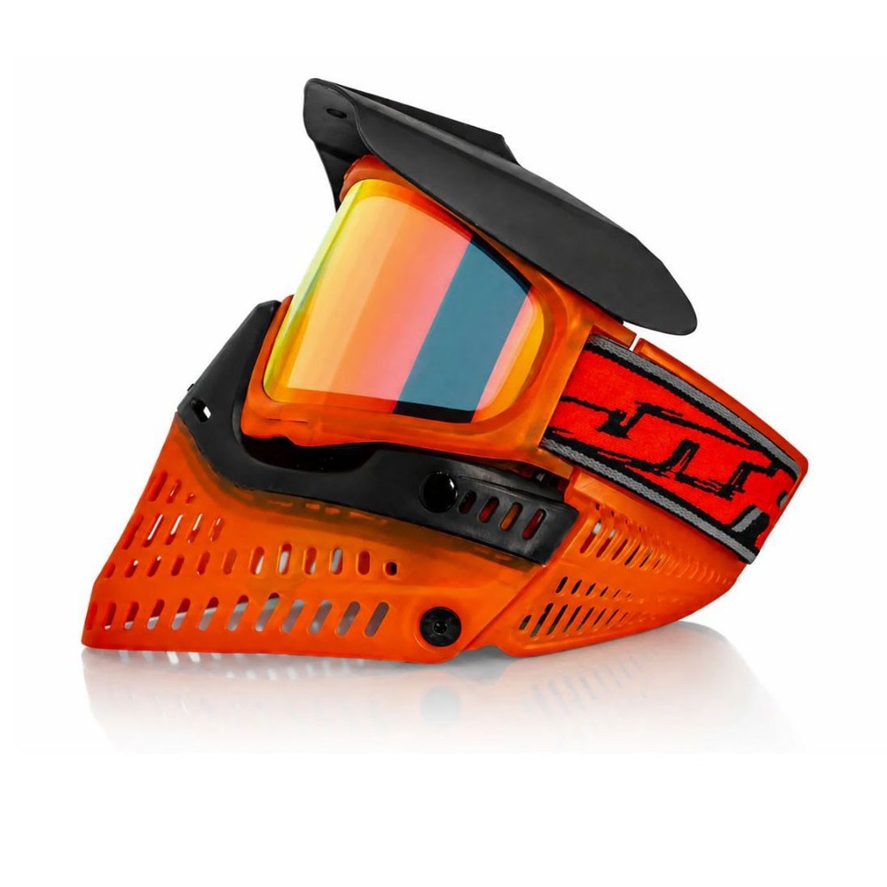 JT Proflex Paintball Goggle Mask ICE Tequila Sunrise w/ Lava Prizm Lens