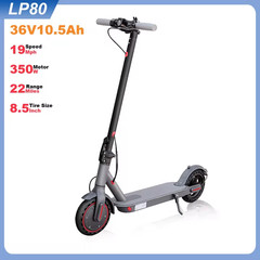 LP80 Electric Scooter 36V 10.4Ah Big Battery 350W 15Miles Long Range 22Mph Fold