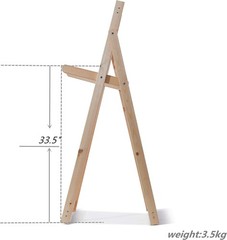 Beige Pine Archery Target Stand – Lightweight, Easy to Install, 33.5 x 18 Inches