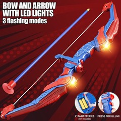 Kids Archery Toy Set with Target and Quiver, Bow and Arrow Game