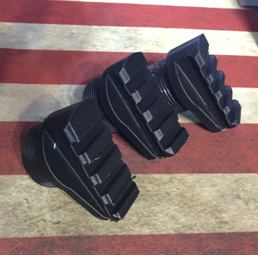 Lot of 3 Picatinny Stock adapter receiver plug . great for 22lr conversions