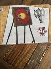 Ultimate Hatchet Toss, Axe Throwing Target Set