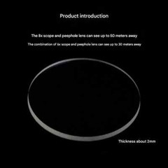 Compound Bow Scope Lens Magnifications 4x/6x/8x Dia.35 – 54mm Resin Shooting