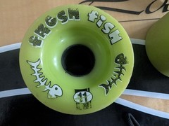 Abec 11 Fresh Fish Wheels Reflex Griippins Silverfish Colab Collectors Look!