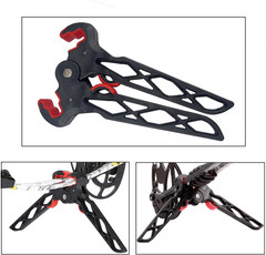 Archery Bow Stand Folding Compound Bow Stands Bow Jack Limbs Clamp Kickstand Gro