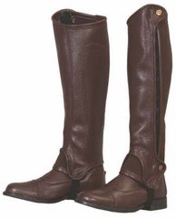 TuffRider Adult Grippy Grain Half Chaps