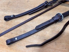 WEAVER LEATHER Browband Western Headstall ~ BUTTER SOFT Leather ~ Brown ~ Large