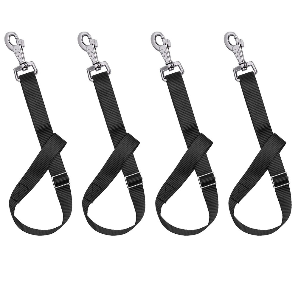 4 Pack Horse Bucket Strap Hangers Adjustable Nylon Hay Net Water Bucket Straps