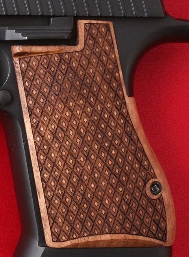Desert Eagle 3,57/44/50 Mark I VII XIX Compatible Walnut Grips Diamond 2
