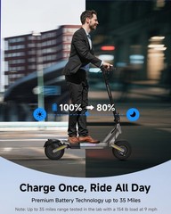 Adult Electric Scooter 1000W Off-road E-Scooter Folding 31MPH Max Speed 48V 13Ah