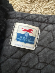Mattes Sheepskin Dressage Contour Pad With Rear Trim and Bare Flaps Size M