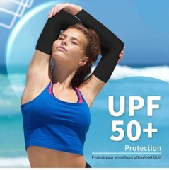 2 pairs UV Sun Protection Arm Sleeves for Men&Women,UPF 50 Cooling Sports Sleeve