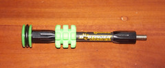 Bee Stinger MicroHex 6″ Stabilizer in Matte Black w/Green – B Stinger