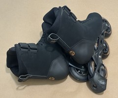 PowerSlide Theme 100 Dark Knight Inline Skates Men’s Size 6 EU 38 Women’s 7