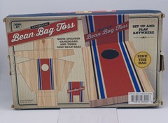 Cardboard Bean Bag Toss Party Game Complete Set 3 Mini Bags Ages 8+ New Open Box