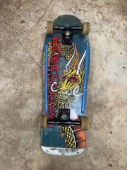 1988 Powell Peralta Caballero Cliver yellow Ban this Dragon blue stain rare OG