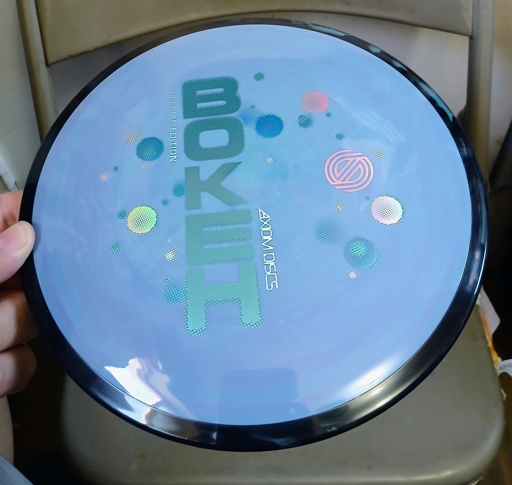 Black Swirly Rim Job ✈️ New Axiom Neutron Bokeh ✈️ Simon Lizotte Special Ed 173g