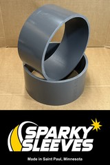 PVC Drift Trike Sleeves 10″ Diameter 5″ Wide 3/8″ Thick with Clean Edges