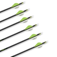 30″Pure Carbon Arrows Straightness0.003 for Recurve/Compound Bow Archery Hunting