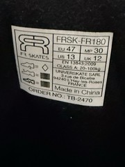 Brand new with Tags, [Black Logo] FR1 Inline Skate Liners US 13 / EU 47