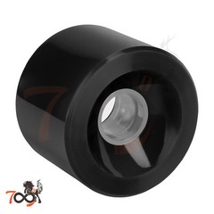 Cal 7 60mm 83A Cruiser Skateboard Black Wheels BLACK (4 Pcs) + ABEC-7 Bearings