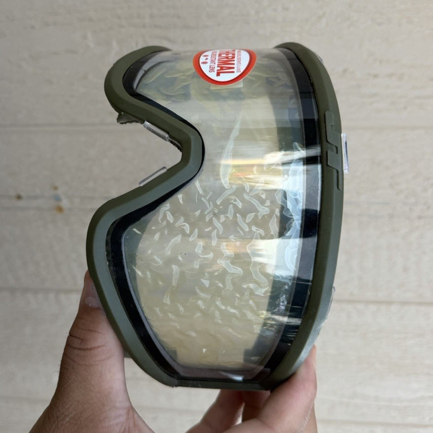 JT paintball Olive green OG thins w/ new clear lens just needs new foam