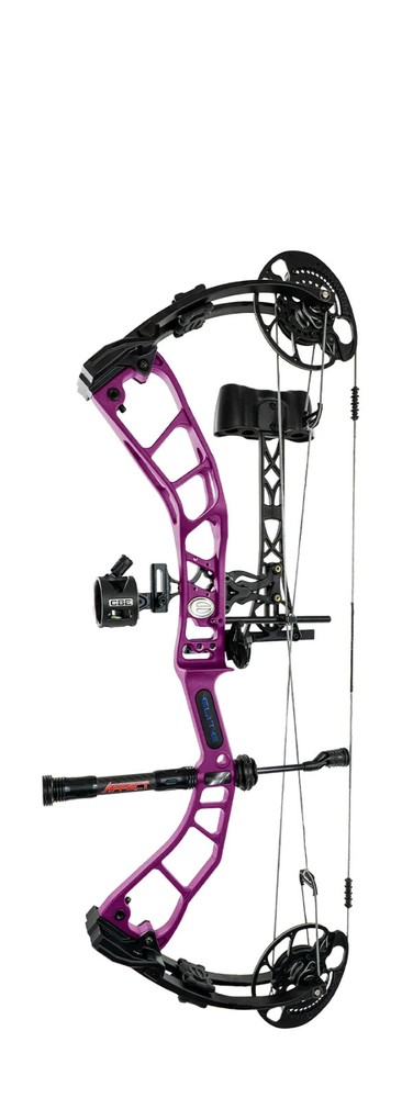 New 2026 Elite Archery Emerse RTS Bow, RH, DL 20″ -28.5″, 30-60# Raspberry