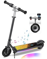 MIHOVER 150W 10mph Speed Kids Electric Scooter For 6-12 Years Old-Black