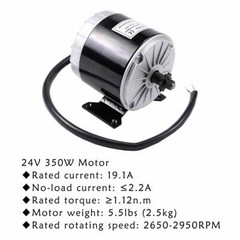 24V 36V 48V 500W 800w 1000w 1800W Electric Motor Brush Bruhless Scooter Quad ATV