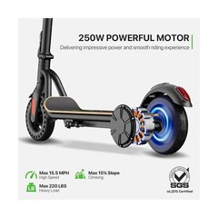Adult Electric Scooter High Speed 25KM/H Long Range Folding E-scooter Waterproof