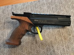 CHIAPPA 6004 FAS TARGET AIR PISTOL, .177 CALIBER, AMBI GRIPS