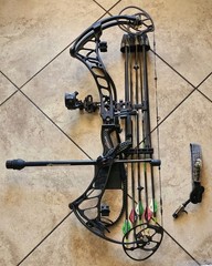 Bowtech Prodigy Rh 60 Lb 29″ Draw TACTIC CBE 3 Pin Bstinger Stabilizer W Sling