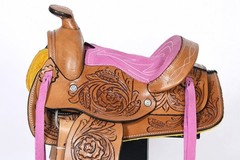 SS Comfytack Kids Youth Children Miniature Pony Saddle Leather Pleasure Western