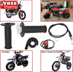 22Mm Twist Throttle Accelerator Handle Grips, 50 90 110 125Cc Pit Bike Dirtbike