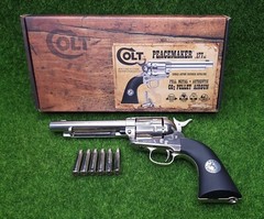 Umarex Colt Peacemaker SAA45 CO2 Pellet .177 Air Revolver, 6-Shot – 2254051